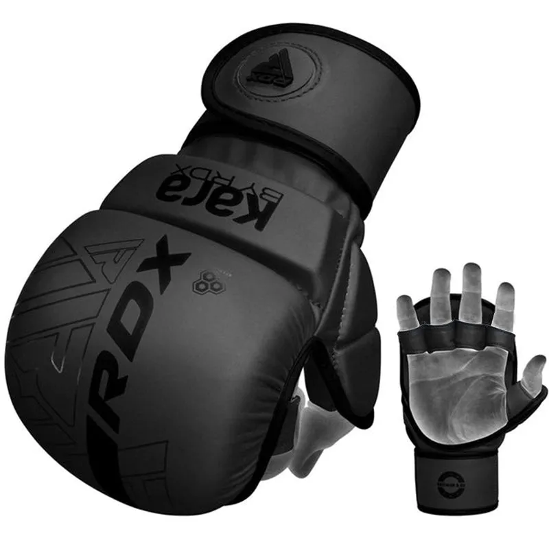 RDX F6 Kara guanti MMA 7oz approvati FIGMMA sparring