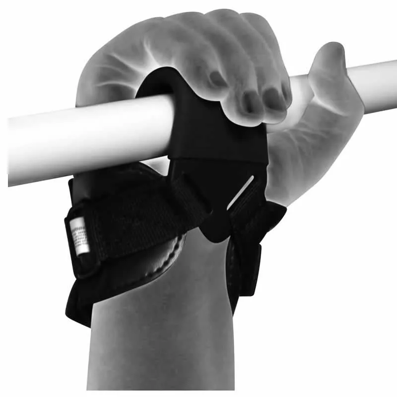 RDX W9 Cinghie Palestra Reverse Grip Nere antiscivolo