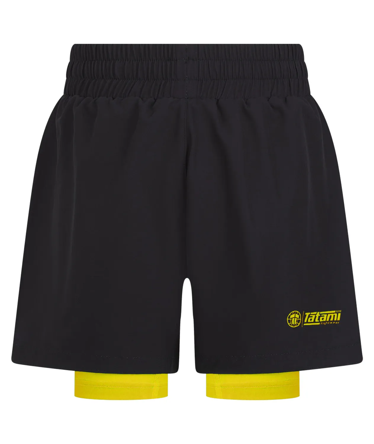 Tatami Ranked Hybrid shorts grappling bambino gialli 2 in 1