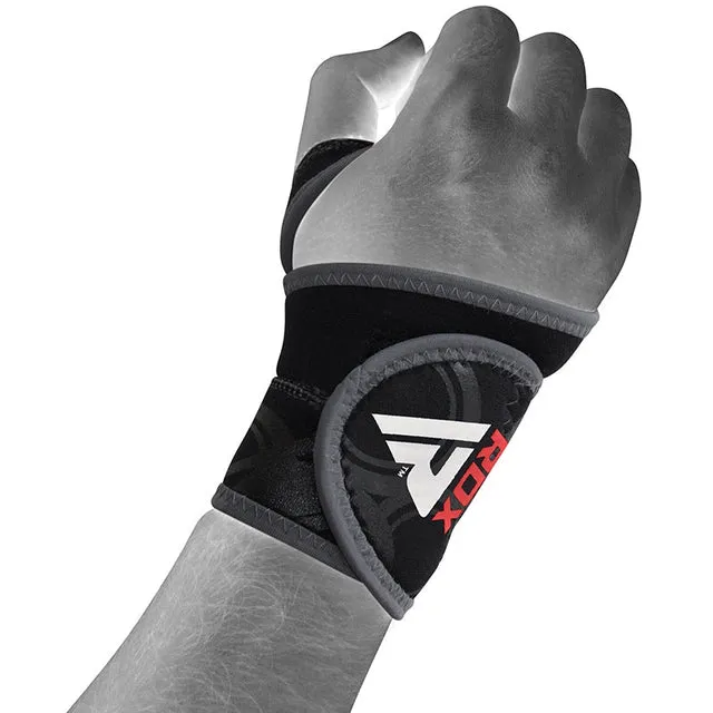 RDX R2 Polsiera Neoprene Nero Compressione Calore