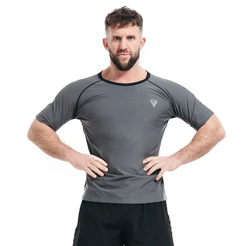 RDX M1 T-Shirt Sauna Uomo Nera L Elasticizzata