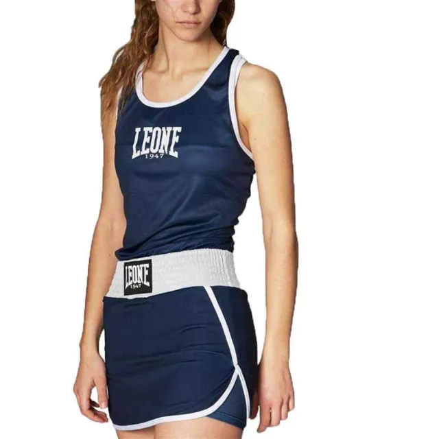 Leone 1947 Gonnellino Boxe Donna Blu cintura elasticizzata