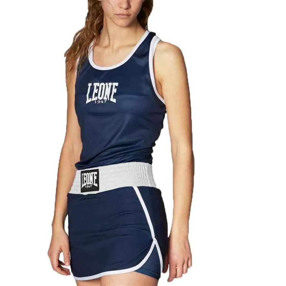 Leone 1947 Gonnellino Boxe Donna Blu cintura elasticizzata
