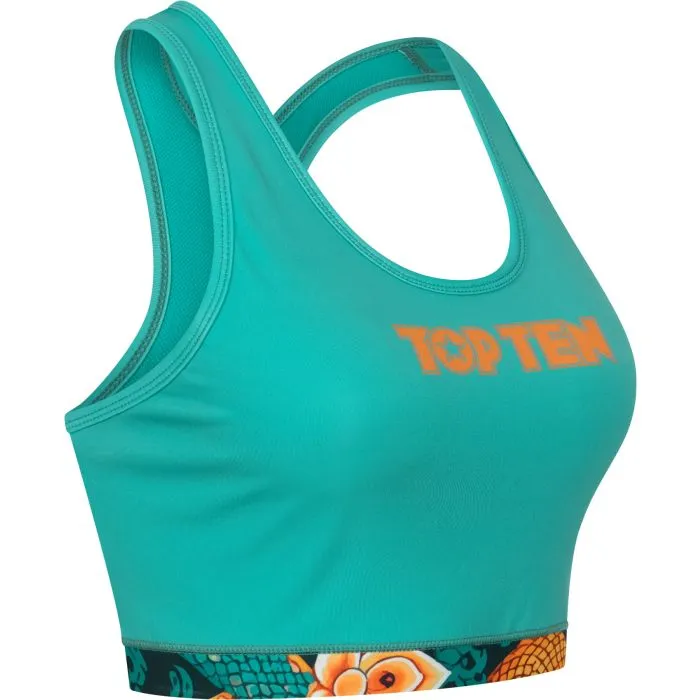 TOP TEN Ryu del Mar reggiseno sportivo elasticizzato