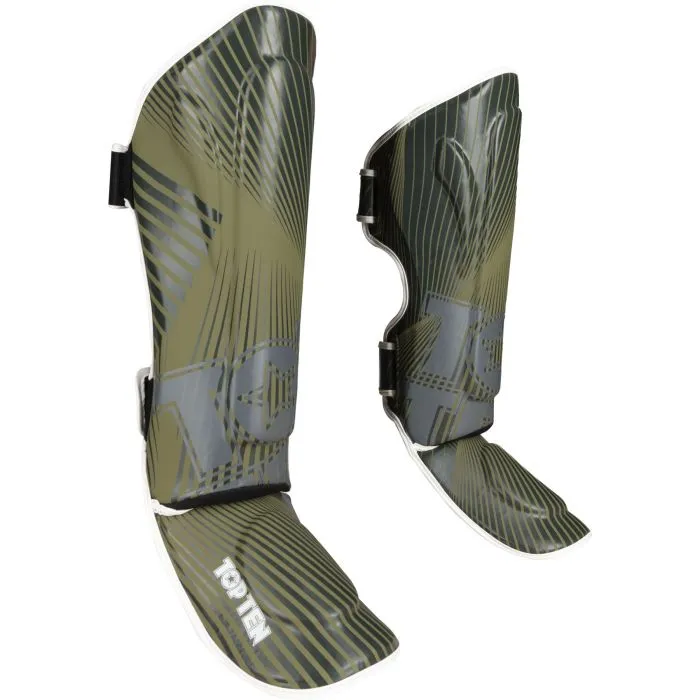 TOP TEN Vectory parastinchi kickboxing con collo piede