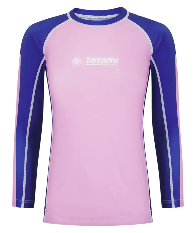 Tatami Contrast Rash Guard donna rosa navy riciclata