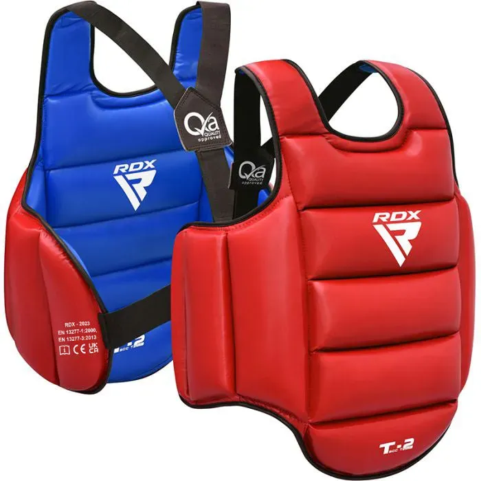 RDX T2 corazza petto karate doppia protezione CE