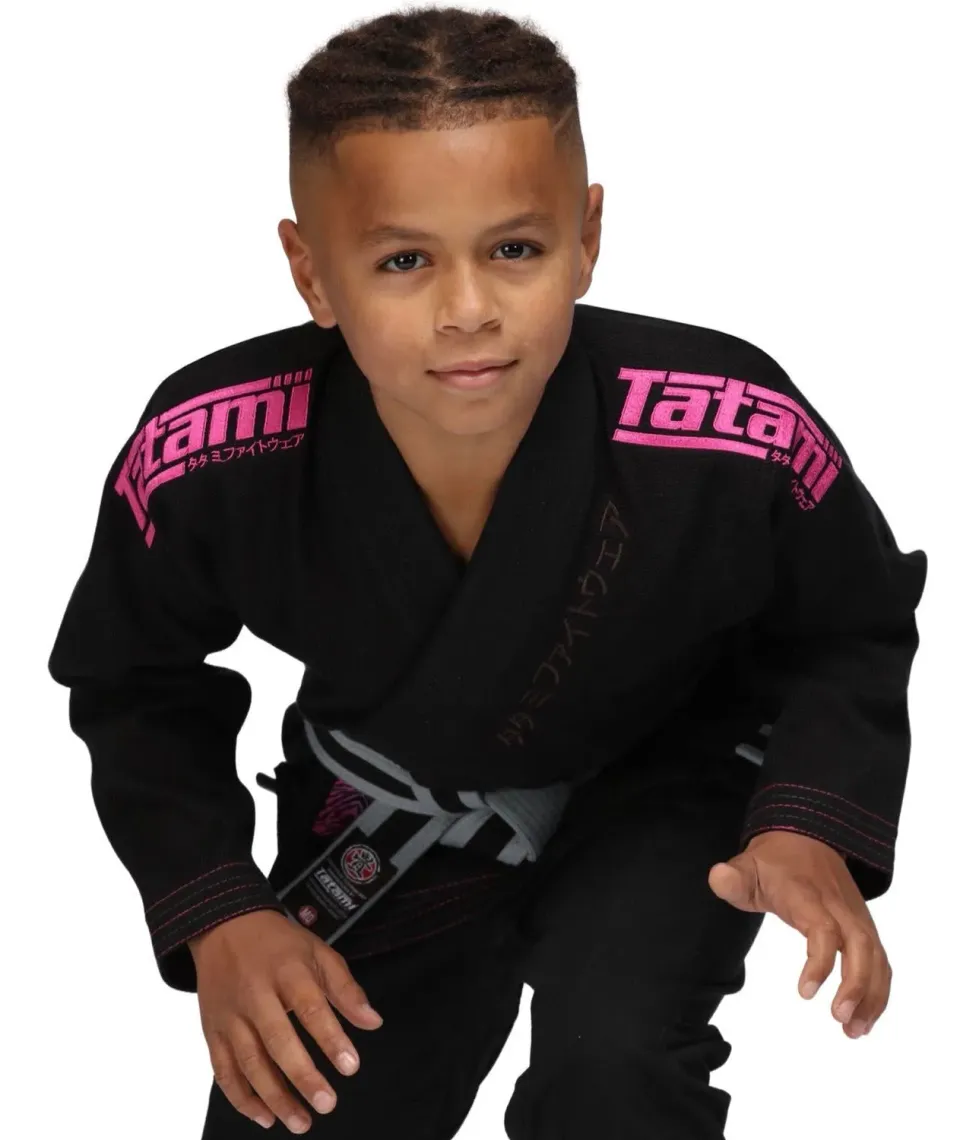 Tatami Recharge kimono bambina rosa leggero ripstop