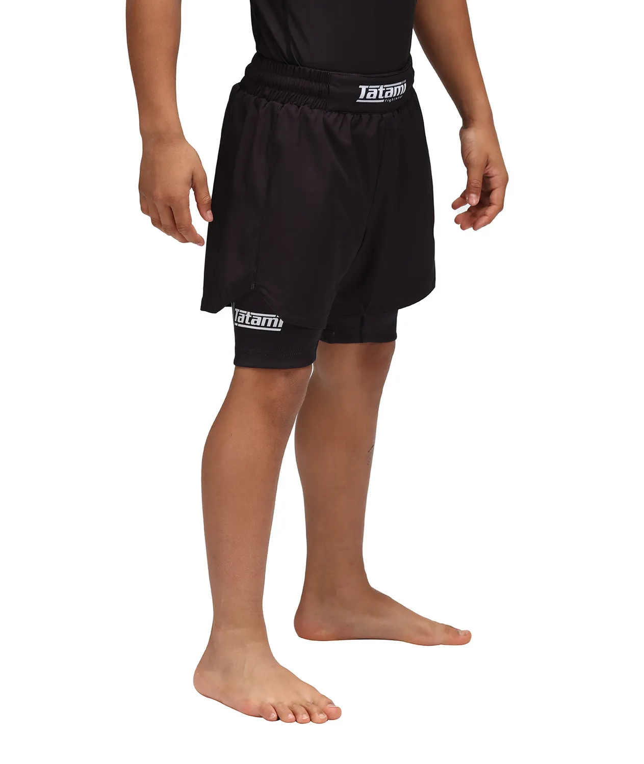 Tatami Kids Dual Layer Grappling Shorts neri