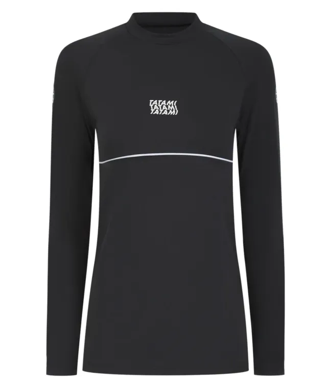 Tatami Contour rash guard donna manica lunga nera