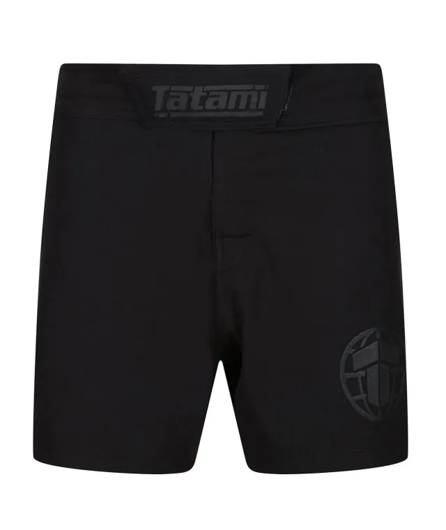 Tatami Pro Grappling Shorts pantaloncini no-gi neri elasticizzati