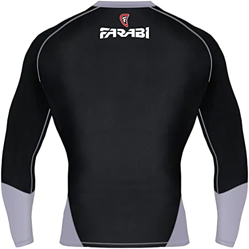 Farabi Rash Guard Maglia Compressione XL Termoregolante