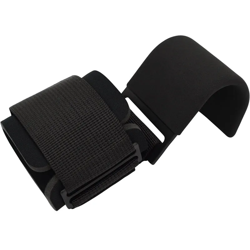 RDX W5 straps sollevamento pesi con gancio neri
