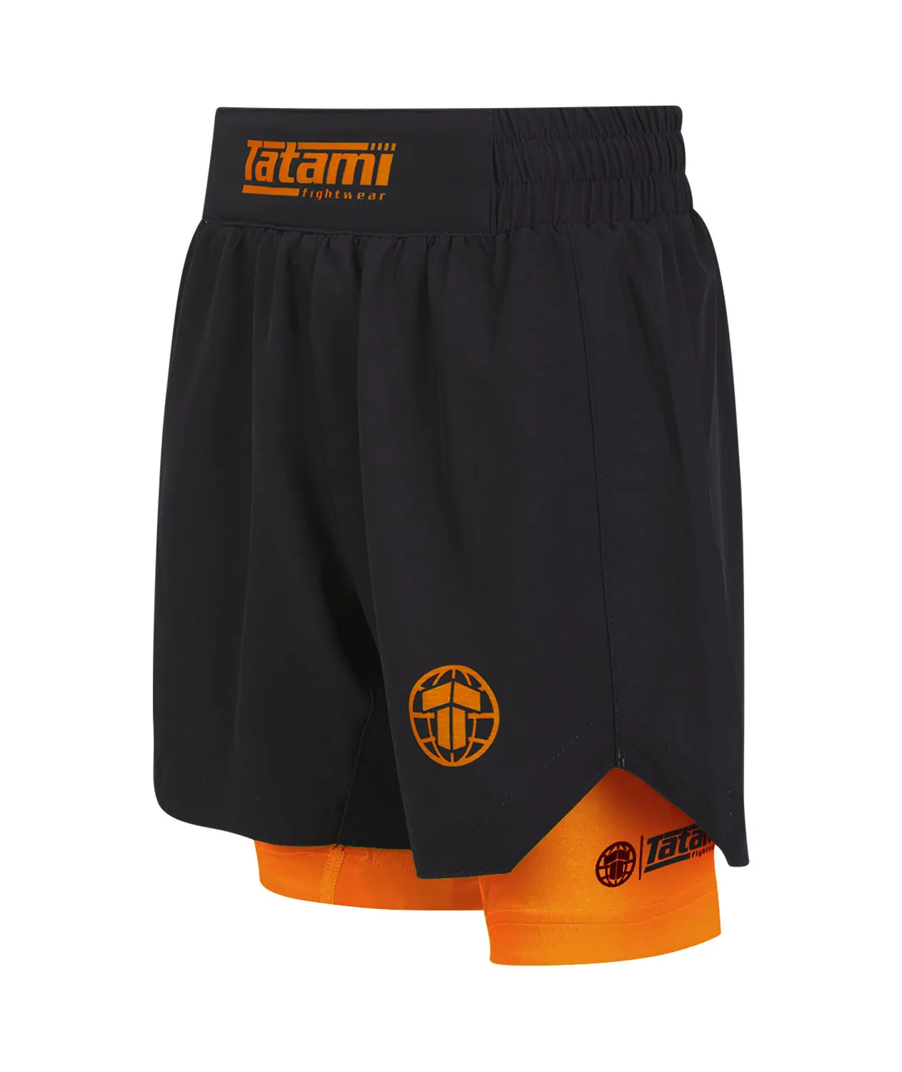 Tatami Ranked Hybrid shorts bambino arancioni 2 in 1