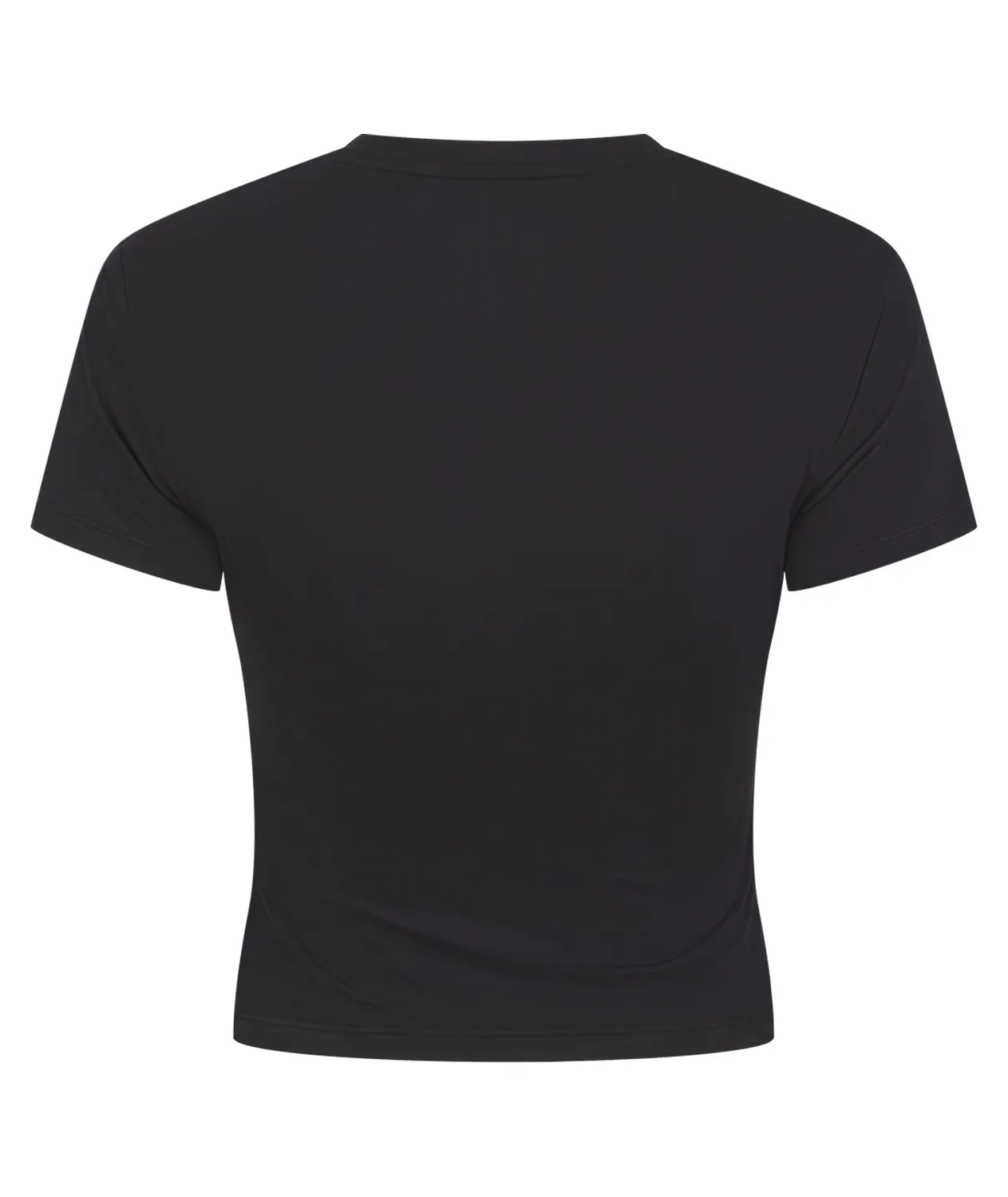 Tatami Helena Cropped T-Shirt Donna Nero Elasticizzato
