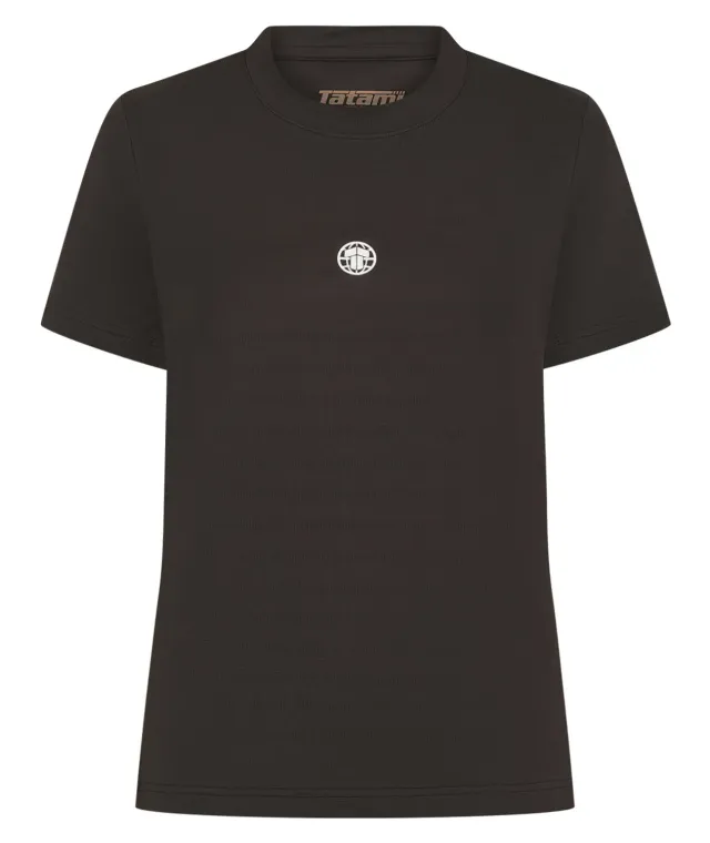 Tatami Enduro t-shirt fitness donna mesh marrone dry fit