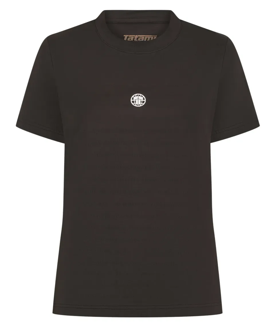 Tatami Enduro t-shirt fitness donna mesh marrone dry fit