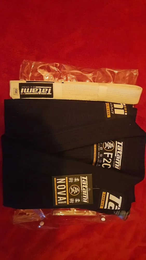 Tatami Nova Absolute kimono BJJ donna nero F1 leggero