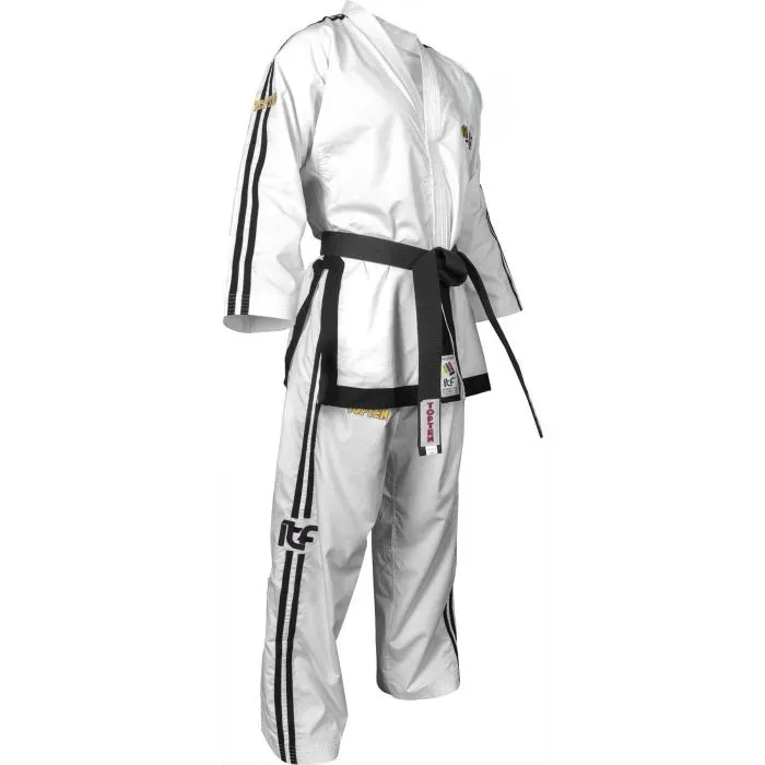 TOP TEN Dobok Master Taekwon-Do Premium Gold 7-9 Dan divisa ITF