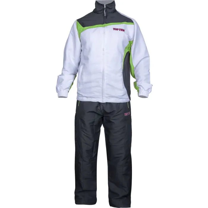 TOP TEN Premium Class tuta pantaloni neri poliestere