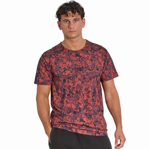 Leone 1947 Urban Fighter ABX404 T-Shirt Camo Nero-Cacao