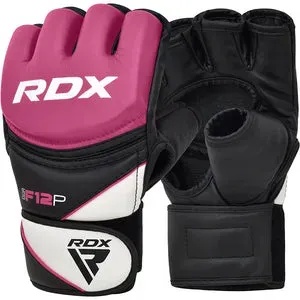 RDX F12 Guanti MMA Donna Rosa Pelle Maya Hide