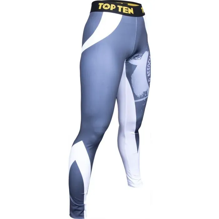 TOP TEN WAKO Stretch leggings fitness elasticizzati