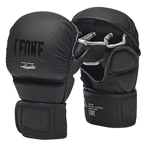 Leone 1947 Black Edition GP121 guanti MMA neri taglia L
