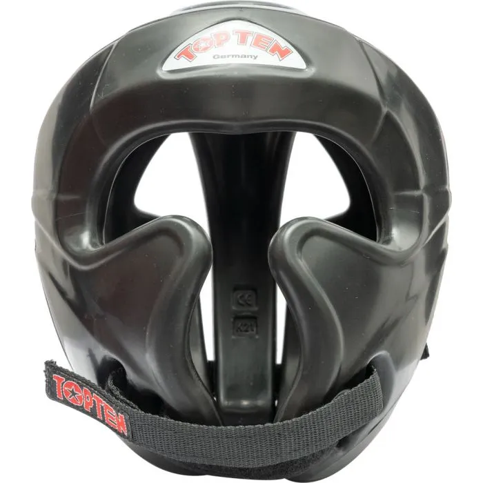 TOP TEN Training casco boxe nero taglia M