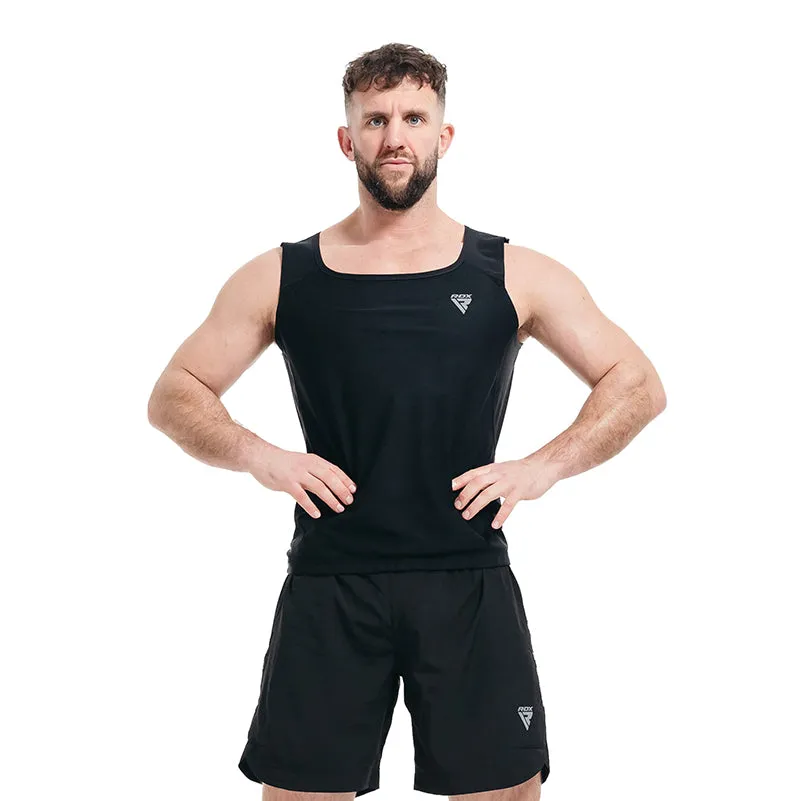 RDX M1 gilet sauna uomo senza cerniera sudorazione