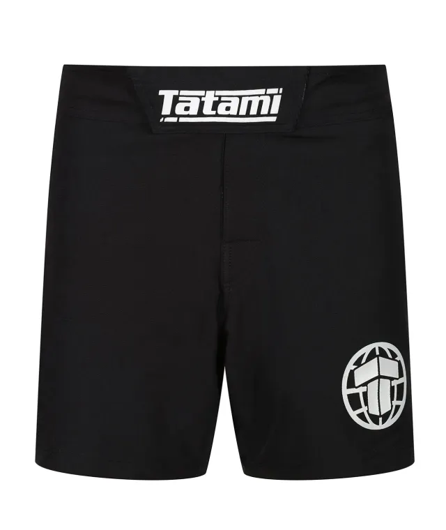 Tatami Fightwear Pro Grappling Shorts nero bianco no-gi