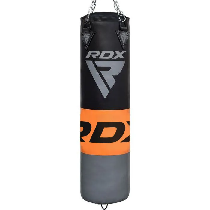 RDX F12 sacco boxe 120cm riempito con guanti e gancio