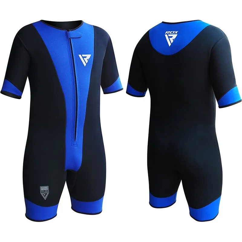 RDX 1U Tuta Sauna Neoprene con Zip per Sudorazione