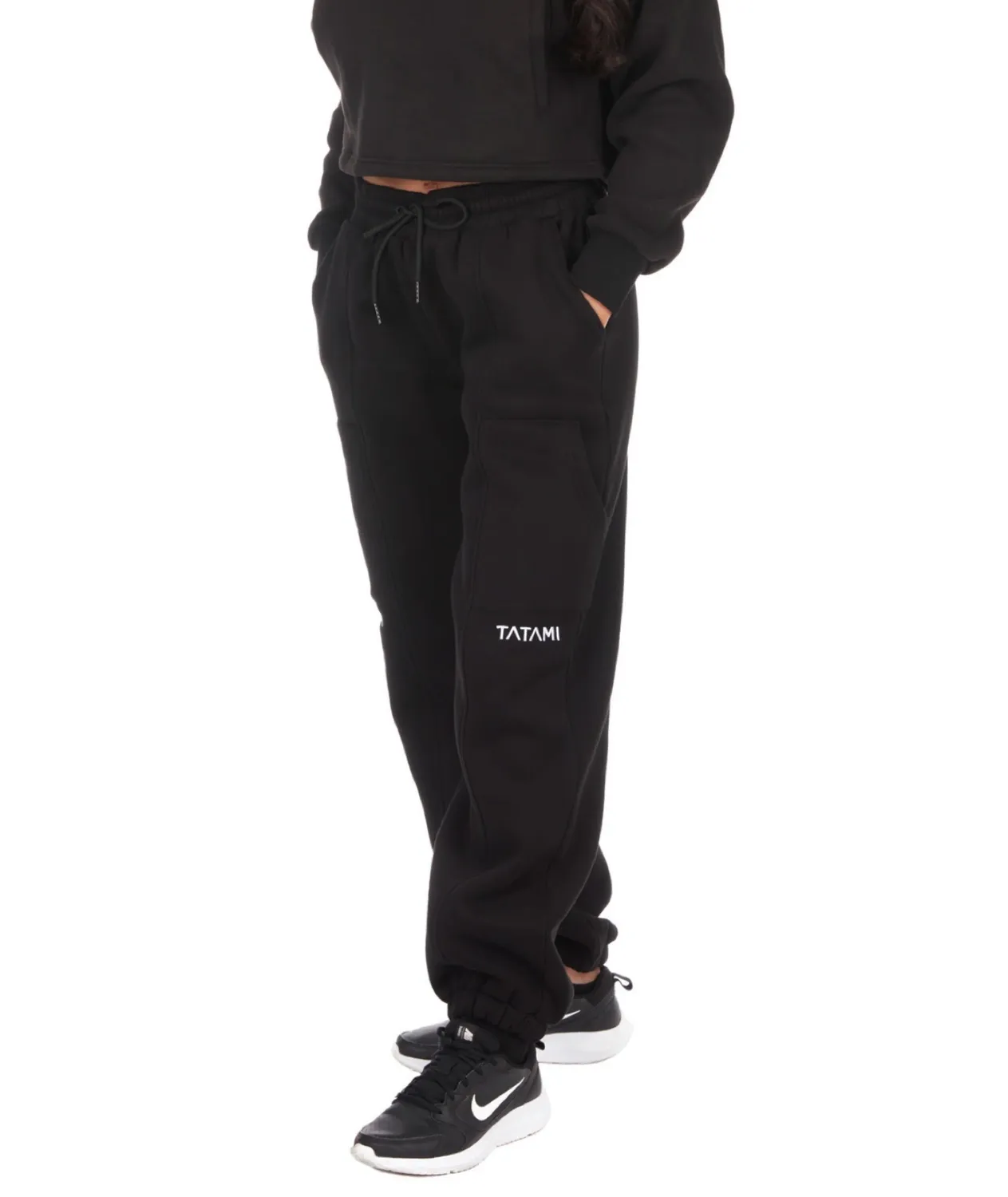 Tatami Peak Joggers Donna Neri felpati tempo libero