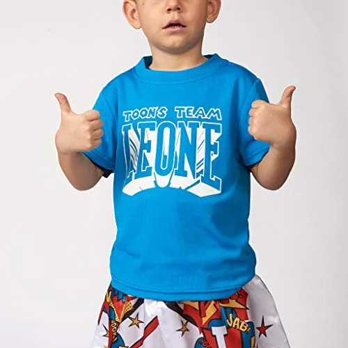 Leone1947 Toon's Team T-Shirt Bambino Azzurra S Traspirante