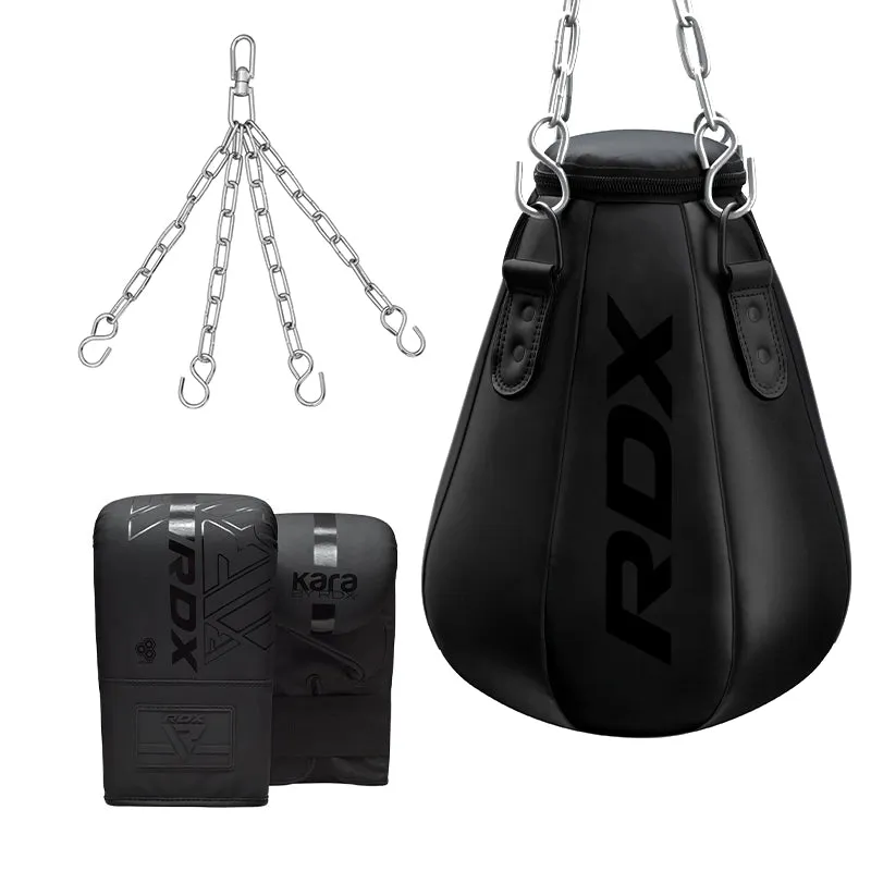 RDX Sacco da Boxe a Goccia Maize Nero sintetico