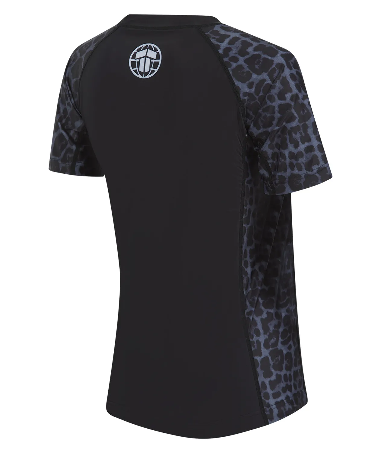 Tatami Fightwear Recharged Grey Leopard rash guard donna manica corta