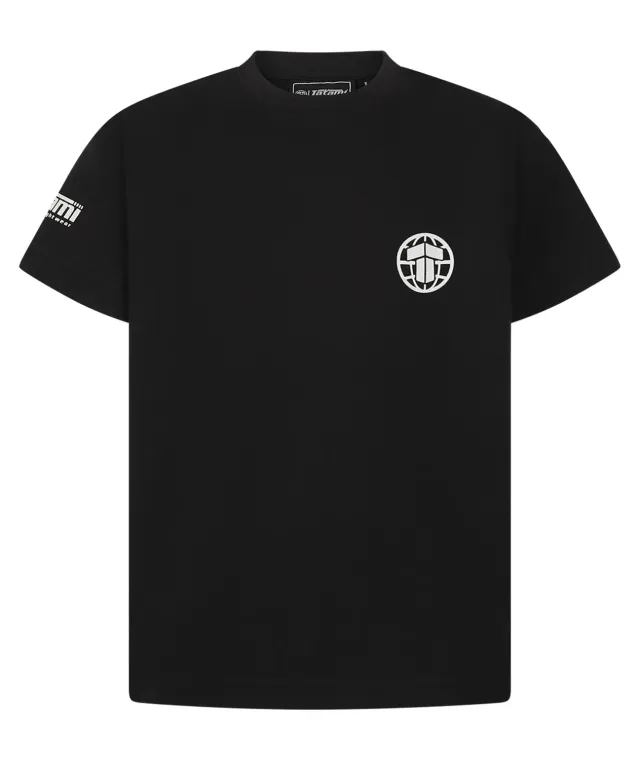Tatami Fightwear Globe t-shirt bambino nera cotone