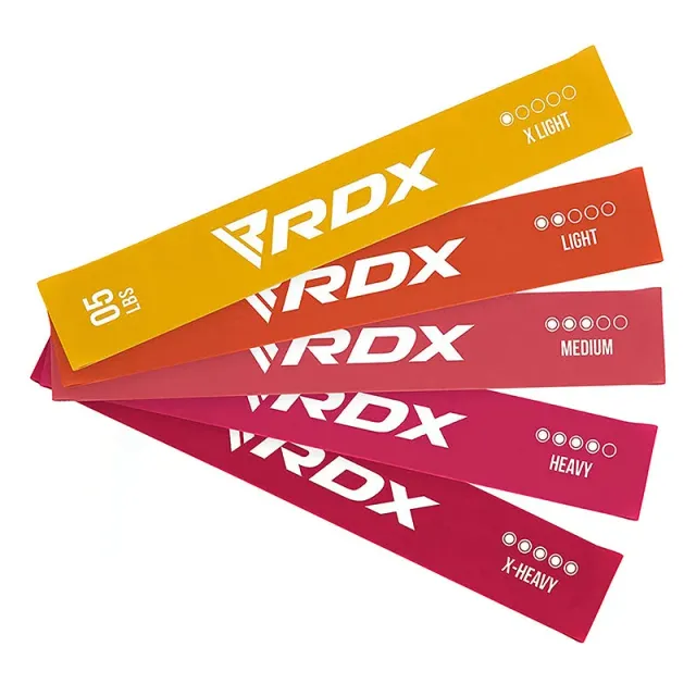 RDX MP Mini Bande Elastiche Lattice Set 5 Pezzi 5-25lbs