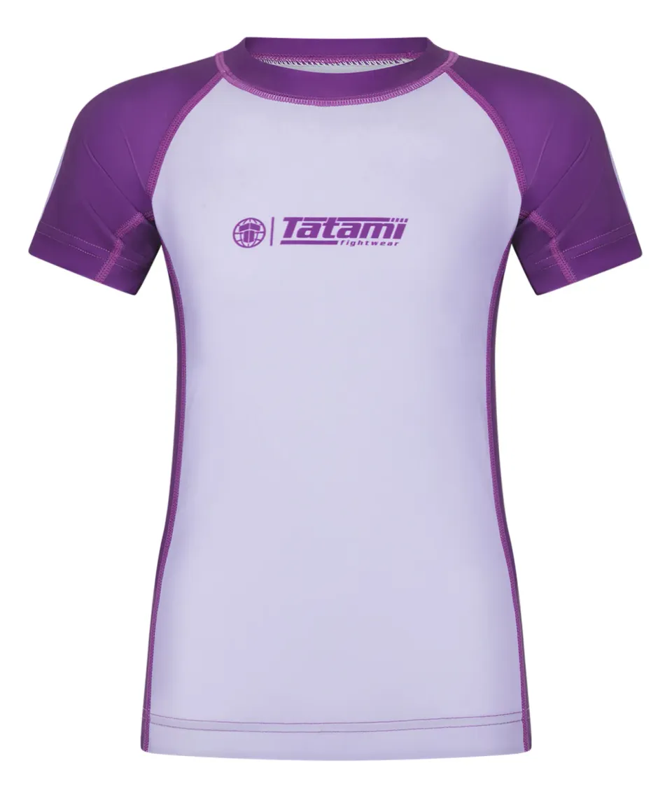 Tatami Fightwear Contrast rash guard bambino berry riciclato