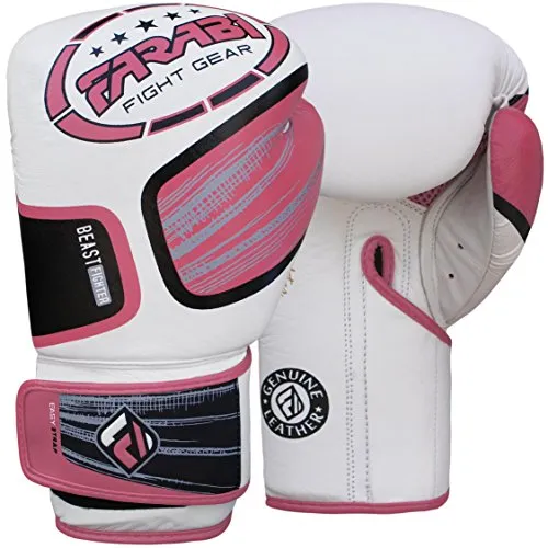 Farabi Beast guanti boxe 12 oz in vera pelle