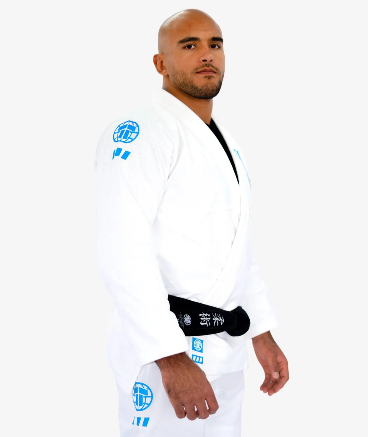 Tatami Pro Series Kimono BJJ Bianco Azzurro Leggero IBJJF