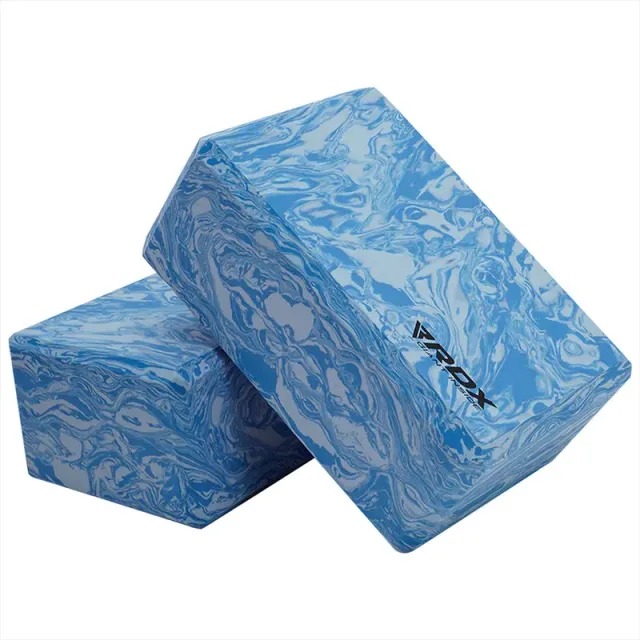RDX LU blocco yoga EVA azzurro alta densità