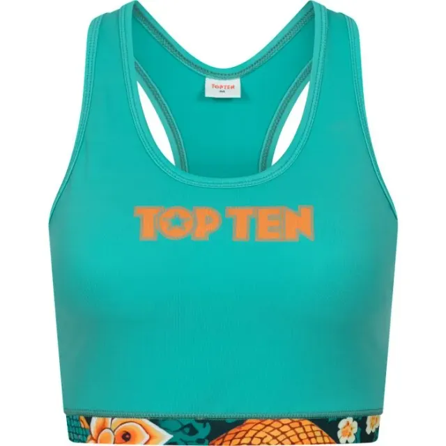 TOP TEN Ryu del Mar reggiseno sportivo elasticizzato