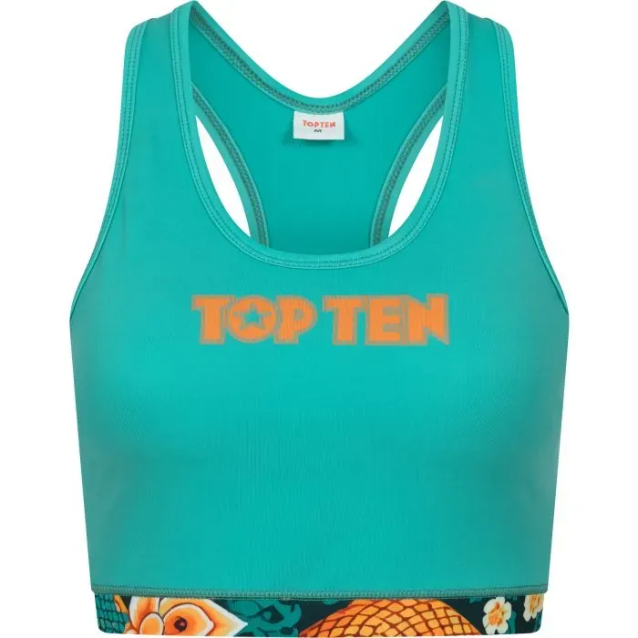 TOP TEN Ryu del Mar reggiseno sportivo elasticizzato