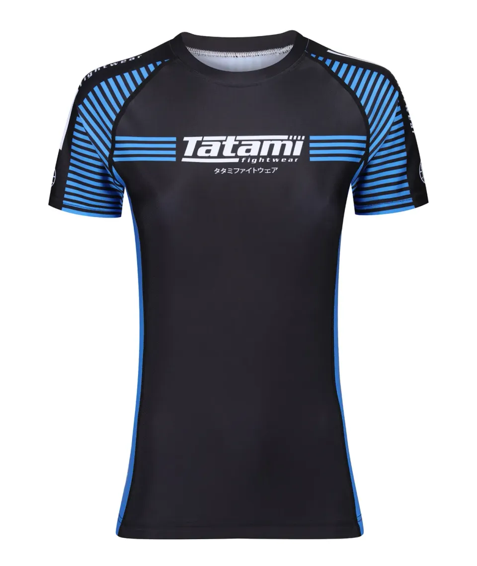 Tatami Fightwear Ranked rash guard donna blu manica corta