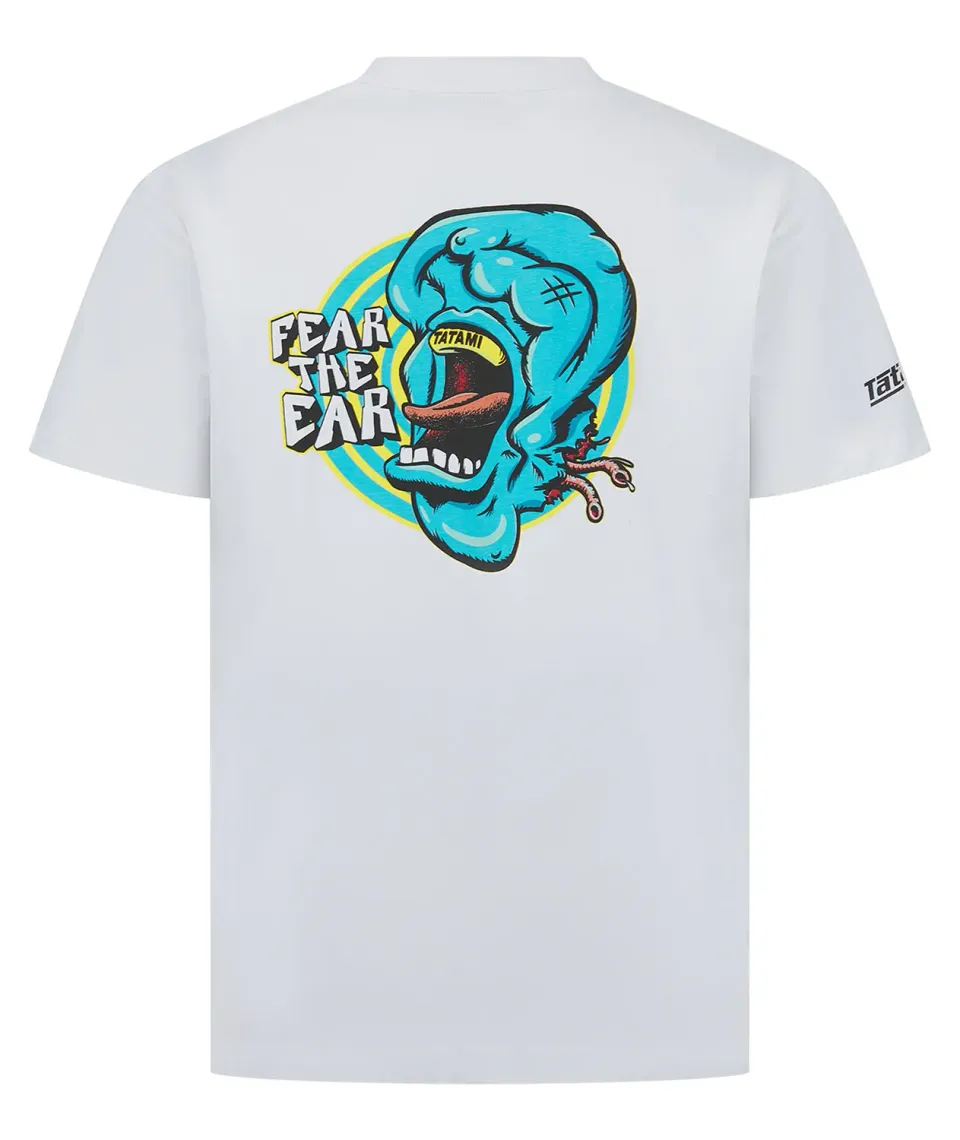 Tatami Fear The Ear T-Shirt Uomo Bianca Cotone Oversize