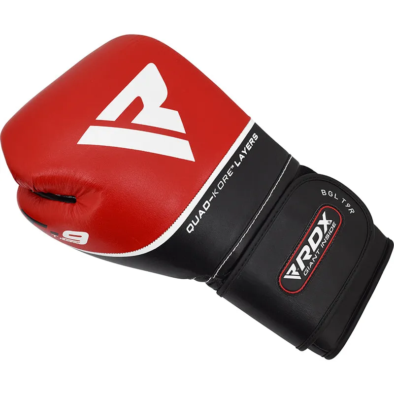 RDX T9 Ace guanti boxe pelle vera protezione polso