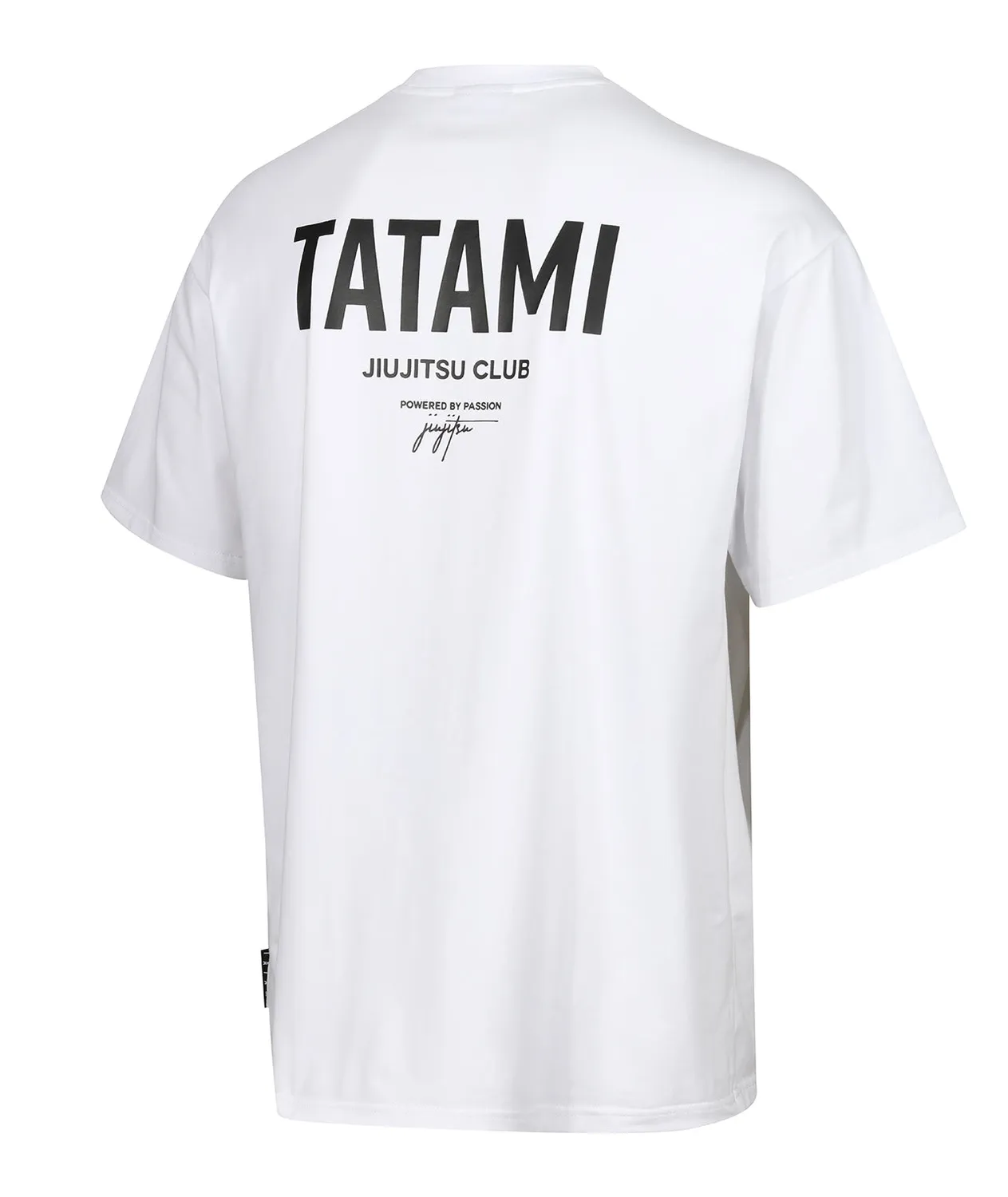 Tatami JJ Club Oversized T-Shirt bianca in cotone
