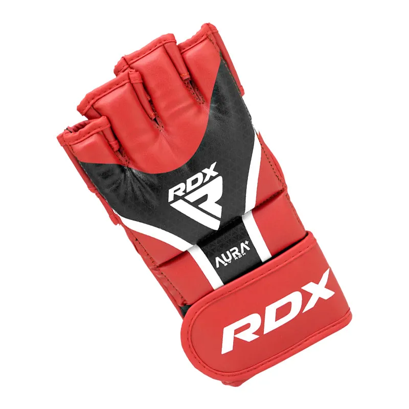 RDX Aura Plus T-17 Guanti MMA Grappling Pelle